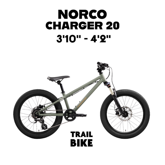 #1 Norco charger. youth 20 (3'10'' - 4'2'' / 115-130cm)