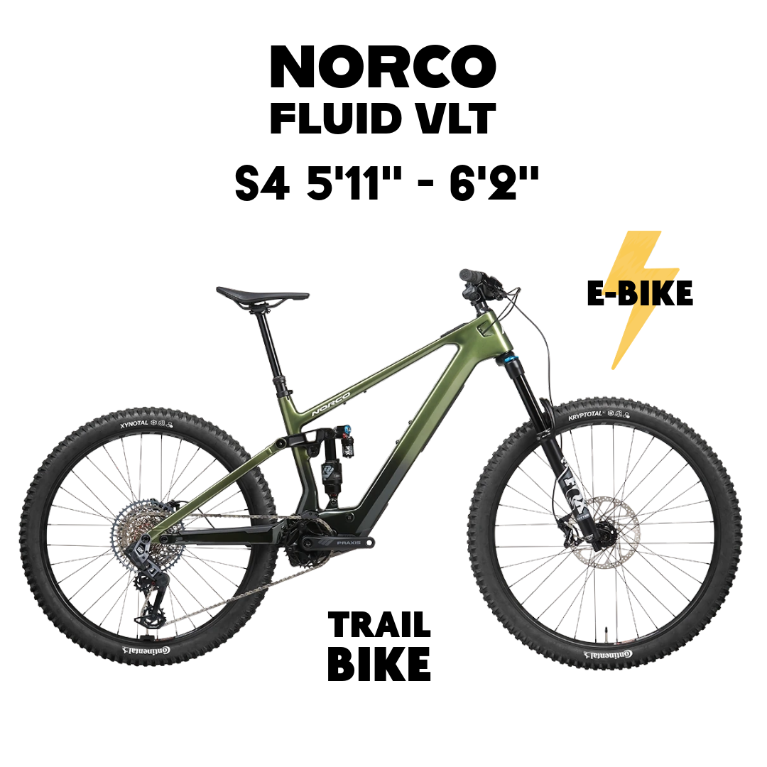 norco fluid VLT C2 grandeur 4 (5'11"-6'2" / 180-188cm)
