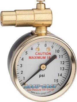 MEISER Accu-gage 15 PSI Low Pressure Tire Gauge - Tomahawk Cycles